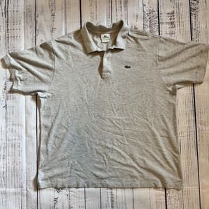 Heather Grey Lacoste Polo Size 2XL